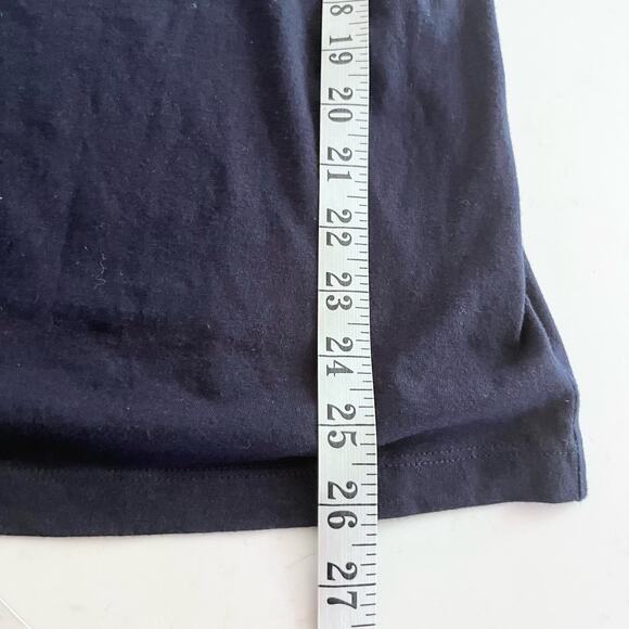 STELLA MCCARTNEY Navy Embellished Jeweled Sleeveless Tunic Top Size 40/M-L - Picture 10 of 11